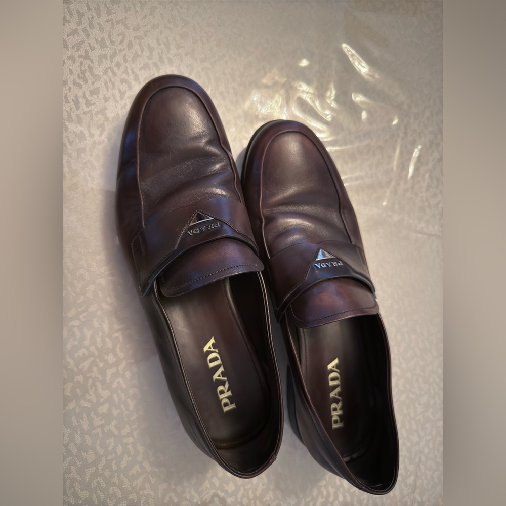Prada men’s penny loafers